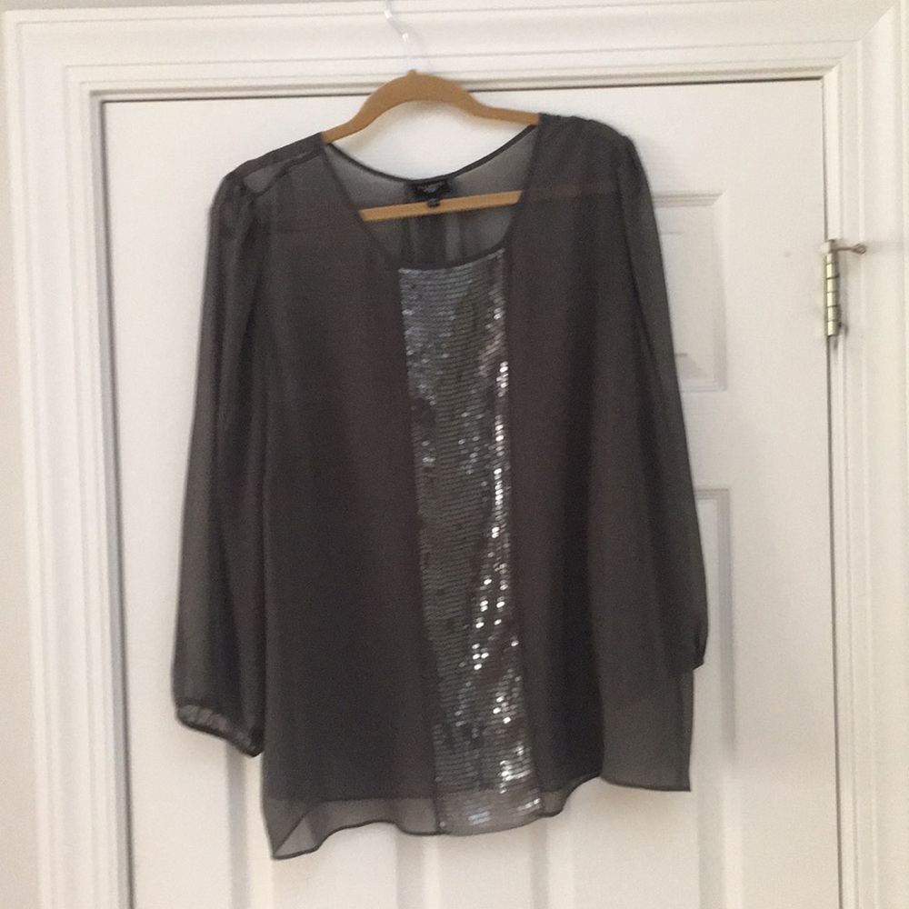 Talbots party top with sequins